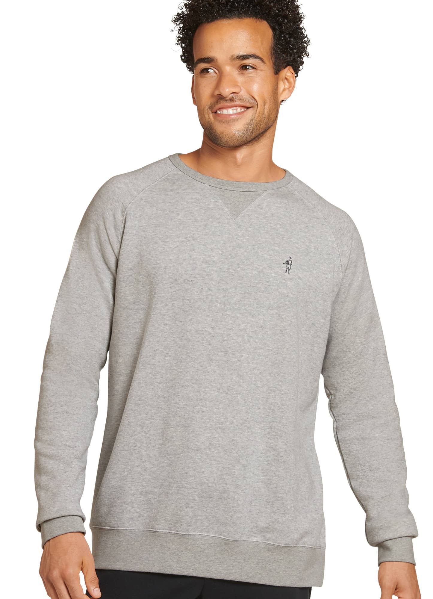 Jockey Mens Logo Crew Sweatshirt - Walmart.com