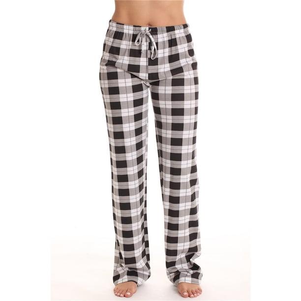 Pantalones casuales de cuadros clásicos para mujer de primavera y otoño, pantalones holgados para mujer