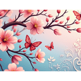 thumbnail image 4 of Cherry Blossom Themed Background Banner Party Decorations Spring Festival Event Photo Booth Backdrop Festival Celebrations Decorative Props, 4 of 4
