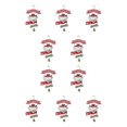 thumbnail image 1 of Matsuzay Decoración navideña Colgantes Boda Hogar Hotel Oficina Árbol de Navidad Chimenea Estante Puerta Adornos Niños Adultos Tipo 4 tipo 4 10piezas, 1 of 6