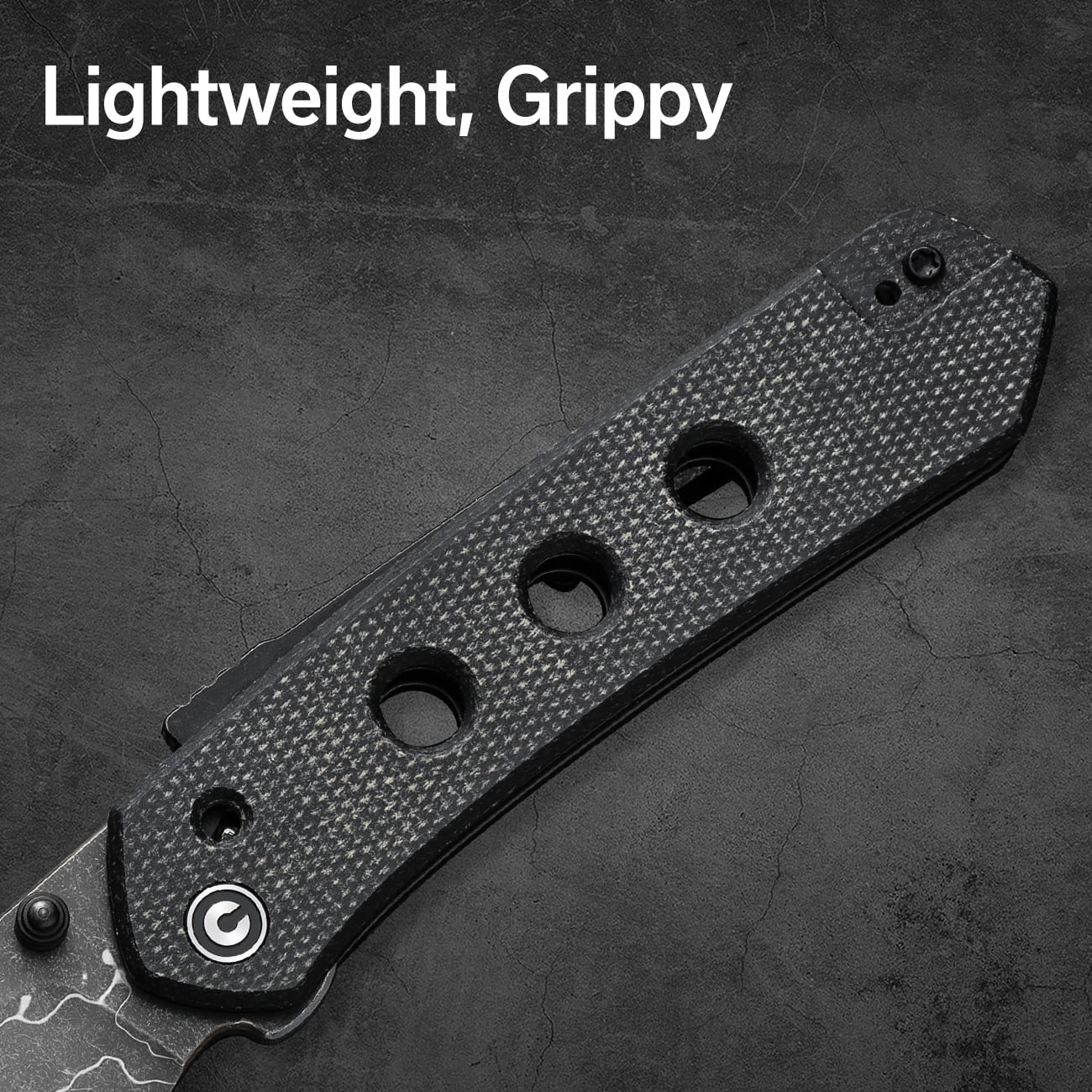 CIVIVI Vision FG Pocket Knife Folding Knife with 3.54" Damascus Blade C22036-DS2