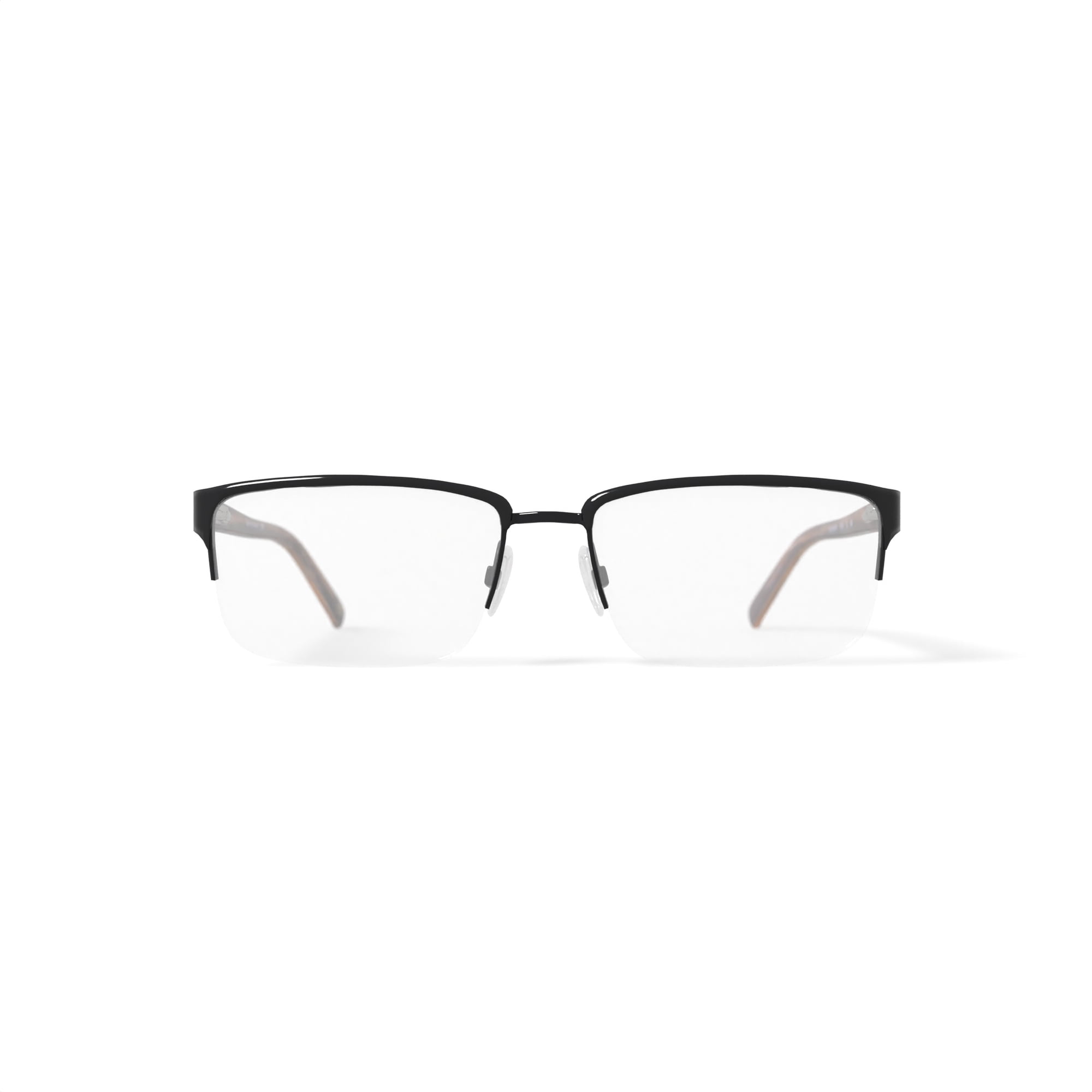 Randy Jackson RJ1042 Square Prescription Eyeglasses with Case, Black