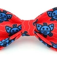 thumbnail image 4 of One Size Pet Bowtie for All Dogs and Cats from Toy Doggie Collection Red Blue Printed, 4 of 6