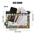 thumbnail image 4 of Sunflowers and Wooden Fence 2 Pack Pencil Pouches Zipper Pencil Case 3 Ring Pencil Pouch Cosmetic Bag, 4 of 6
