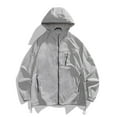 thumbnail image 1 of Mceream Vestes de Sport de Randonnée et de Pêche pour Hommes à Manches Longues, Décontractées, Amples, Multicolores, Grande Taille, Gris TG, 1 of 4