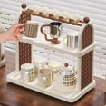 thumbnail image 7 of Cup Drying Rack, Countertop Mug Holder, Multi-Functional Kitchen Storage Organizer Shelf for Glasses, Tumbler, Teacups, Spice Rack, 7 of 7