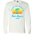 thumbnail image 3 of Inktastic Summer Enjoy the Sunshine Fort Meyers Florida in Blue Long Sleeve T-Shirt, 3 of 5