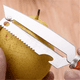 thumbnail image 4 of 1pc Stainless Steel Household Peeler, Wooden Handle Fruit Planer Pineapple Knife Sugarcane Knife, Multifunctional Kitchen Tool Kitchen Gadgets, 4 of 4