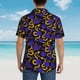thumbnail image 4 of Fotbe Golden Snake And Purple Rose Camisa Hawaiana para Hombre Unisex – Camisa Casual de Verano con Botones de Manga Corta de Algodón y Lino,Large, 4 of 7