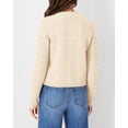 thumbnail image 2 of Suéter PRETTYGARDEN Beige Cardigan de Manga Larga con Botones Talla L, 2 of 6