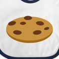 thumbnail image 4 of Inktastic Chocolate Chip Cookie Boys or Girls Baby Bib, 4 of 4
