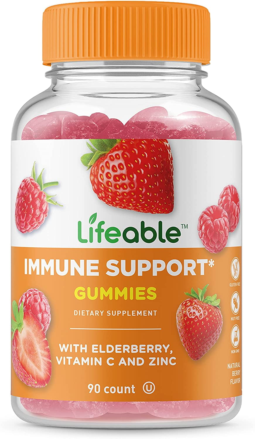 Lifeable Immune Support Vitamin Supplement, 90 Gummies