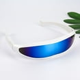 thumbnail image 2 of Nuevas Gafas De Sol futuristas estrechas para ciclope, Gafas láser UV400 con personalidad, lentes espejadas, Gafas De Sol para hombres, 2 of 4