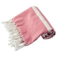 thumbnail image 4 of Coral 1 Inch Stripe Fouta Towel, 4 of 5