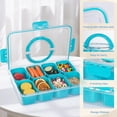 thumbnail image 4 of Caja portátil para aperitivos FEIOOD con soporte para comidas, 8 compartimentos, 4 of 7