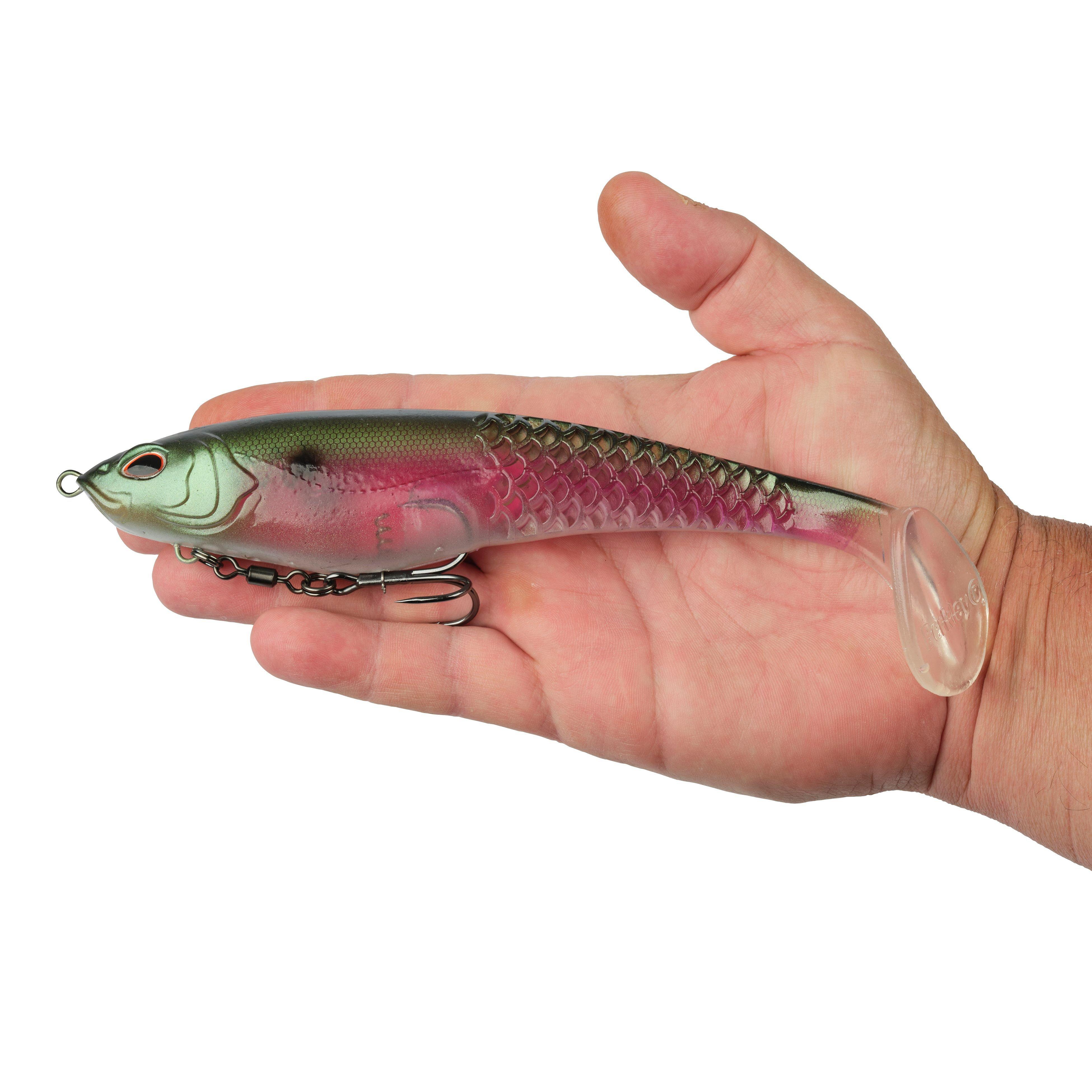 Berkley PowerBait® CullShad, 8 in, Green Gizzard