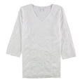 thumbnail image 1 of Charter Club - Blusa para mujer con diseño de conchas marinas, color blanco, XS, 1 of 1