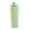 thumbnail image 3 of Botella de agua, botella deportiva para bebidas frías y calientes, botella de silicona para acampar, hacer senderismo, actividades al aire libre, Verde, 3 of 8