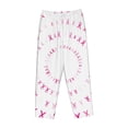 thumbnail image 4 of Goofa Breast Cancer Awareness (4) Printed Soft Pajama Pants for Women, Wide Leg Comfy Casual Lounge Yoga Pants-XX-Large, 4 of 9