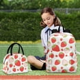 thumbnail image 6 of ALAZA Backpack Set Strawberry Red Elementary School Bags Student BookBag with Lunch Bag, 6 of 6