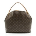 thumbnail image 3 of Pre-Owned Louis Vuitton Monogram Canvas Graceful MM Hobo, 3 of 11