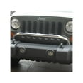 thumbnail image 4 of Rugged Ridge by RealTruck Light Bar for Wrangler JK/JKU | Mounts to Bumper, Textured Black | 11232.20 | Compatible with 2007-2018 Jeep Wrangler JK/JKU, 4 of 4