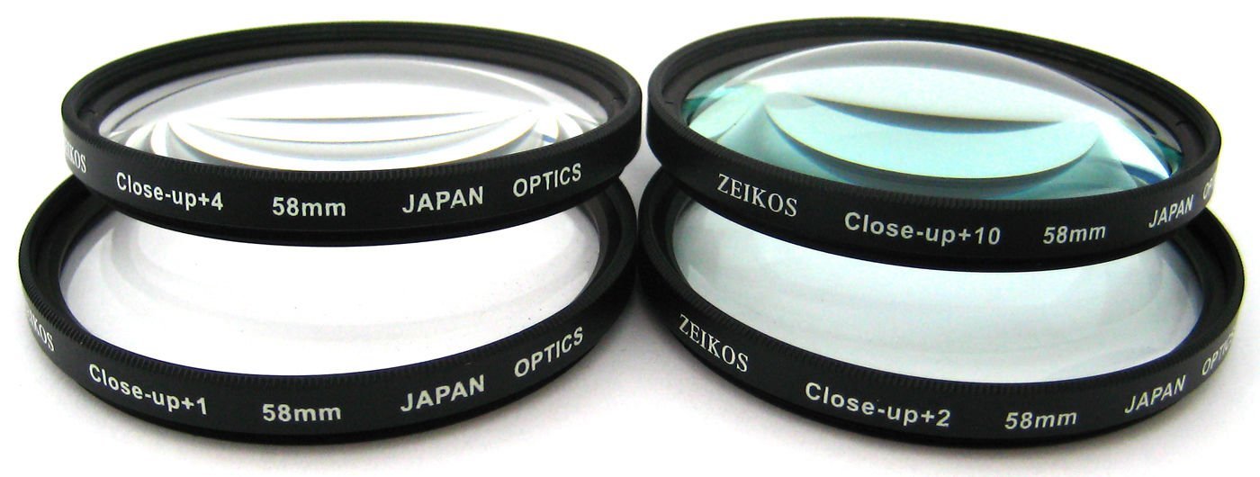 Macro +1+2+4+10 Lens Set for Samsung NX300 NX1100 NX2000 NX1000 (58mm size For 18-55mm Lens) - image 2 of 4