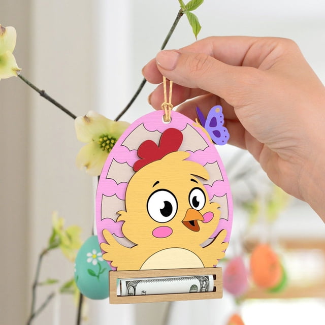 Xihbxyly Colgante de Pascua, Accesorio Festivo para Billetera, Artículo de Decoración Navideña Duradero, Decoración Versátil para El Hogar o Regalos, Perfecto para Celebraciones de Primavera, Adición
