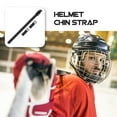 thumbnail image 4 of NICEXMAS 1 Set Ice Hockey Chin Strap Black Polyester Safety During Sports for Sports Players, 4 of 6