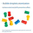 thumbnail image 2 of 20PCS RC Agricultural Plant Protection UAV High Pressure Windproof Anti-Drift Flat Fan Spray Nozzles Red, 2 of 7