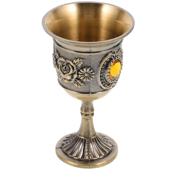 IDEANATEGRATE 55Pack European Style Luxury Decorative Drinking Cup With Small Stemmed Shape For Adults Wine Goblet