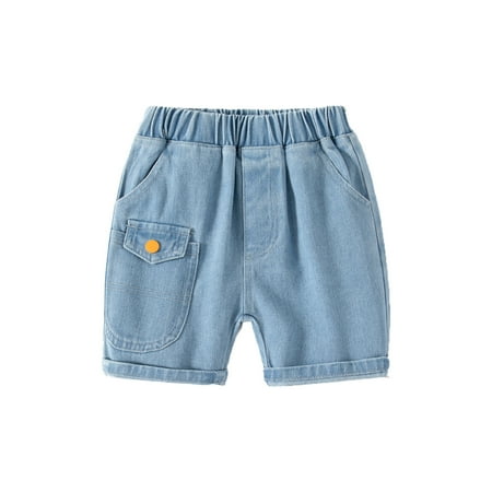 

The Children s Baby Boys Girls Toddler Chambray Jeans Pants Shorts Boy Leggings 12 Months Kids Cotton Pants Boys
