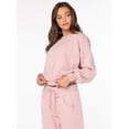 thumbnail image 5 of Celebrity Pink Women's and Women's Plus Pullover Sweatshirt, Sizes XS-4X, 5 of 7