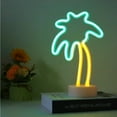 thumbnail image 5 of Fuchsun Led Palm Tree Night Light Table Neon Light Lamp for Bedroom Indoor Home Decorate, 5 of 5