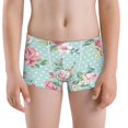 thumbnail image 5 of Yiaed Vintage Floral Print Boys' Boxer Briefs Cotton Casual Stretch Comfort Boys Boxers - Kids Boxer Briefs Underwear for Boys (6-18)-X-Large, 5 of 5