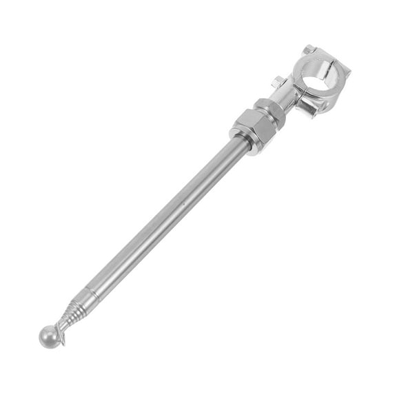 WHAMVOX Adjustable Motorcycle Flagpole Mount Telescopic Antenna for Dirt Bike Stainless Steel Flag Pole Holder Bracket