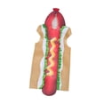 thumbnail image 2 of Disfraz Hot Dog Traje Disfrazado Niños Traje Comida Divertida Disfraz Escenario Poliéster Fácil de Usar Adecuado para Espectáculos Escolares Festivale L, 2 of 9