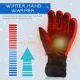 thumbnail image 4 of 1 Pair Heated Gloves Thermal Mitten Hand Warmer for Winter (without Battery), 4 of 8