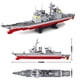 thumbnail image 1 of Juego de bloques de construcción modelo destructor de barco de guerra para niños, juguete de construcción con ladrillos, serie militar, 2023, 1 of 3