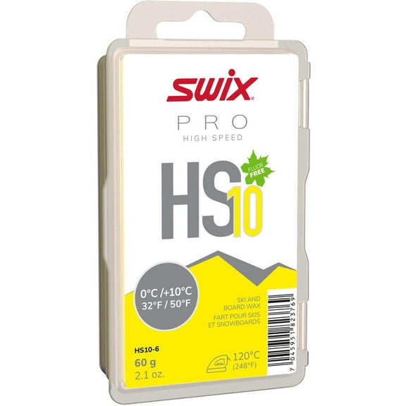 HS10 Swix Ski Snowboard Glide Wax 60g - (HS10-6)