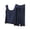 Blue capris pjs sets women, variant on Women Sleeveless Sleepwear Sets Soft Modal Tank Tops with Capris Pants Comfy Solid Color Loungewear Capri Pjs Set 2 Piece Green,XXXXXL