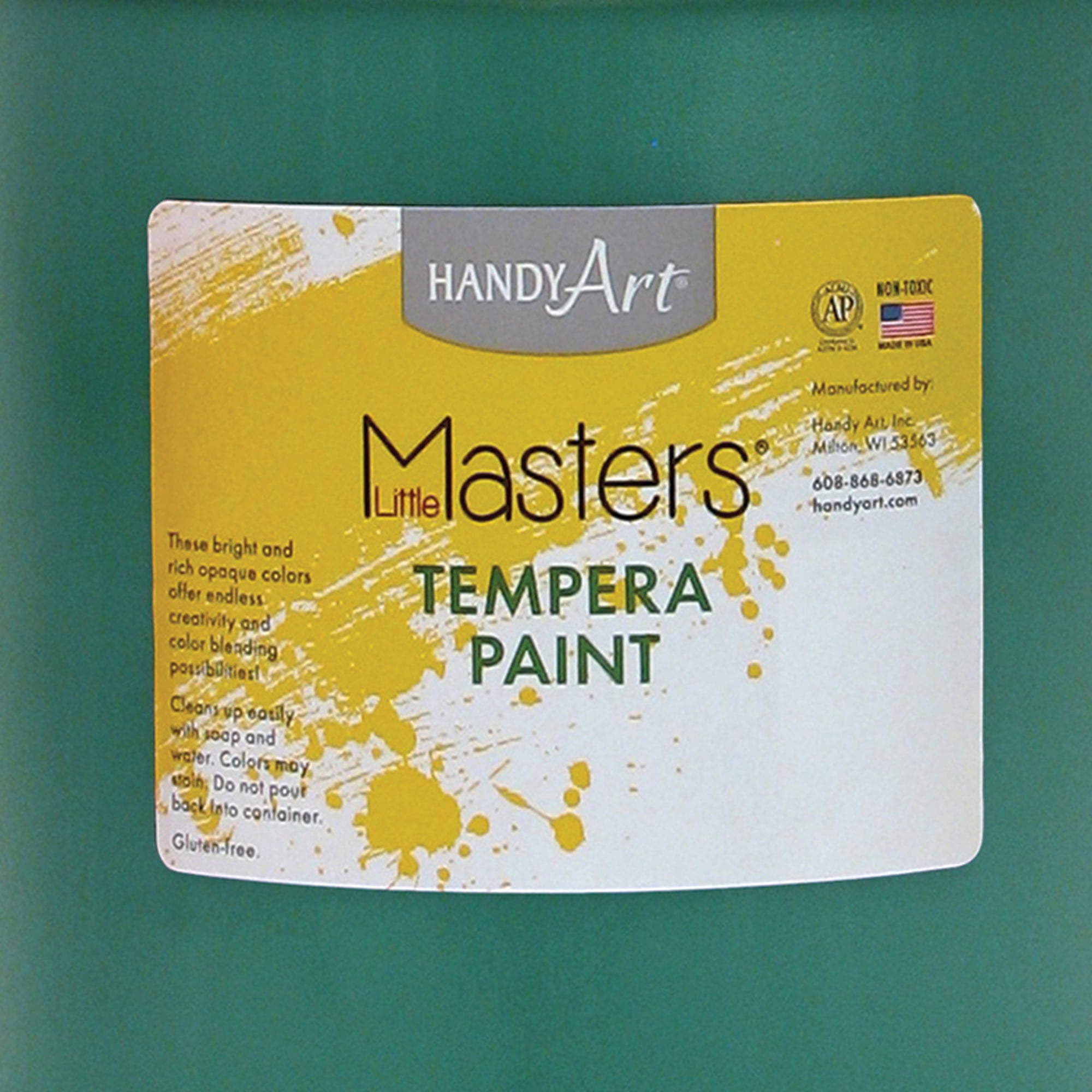 Little Masters? Tempera Paint, Green, Gallon