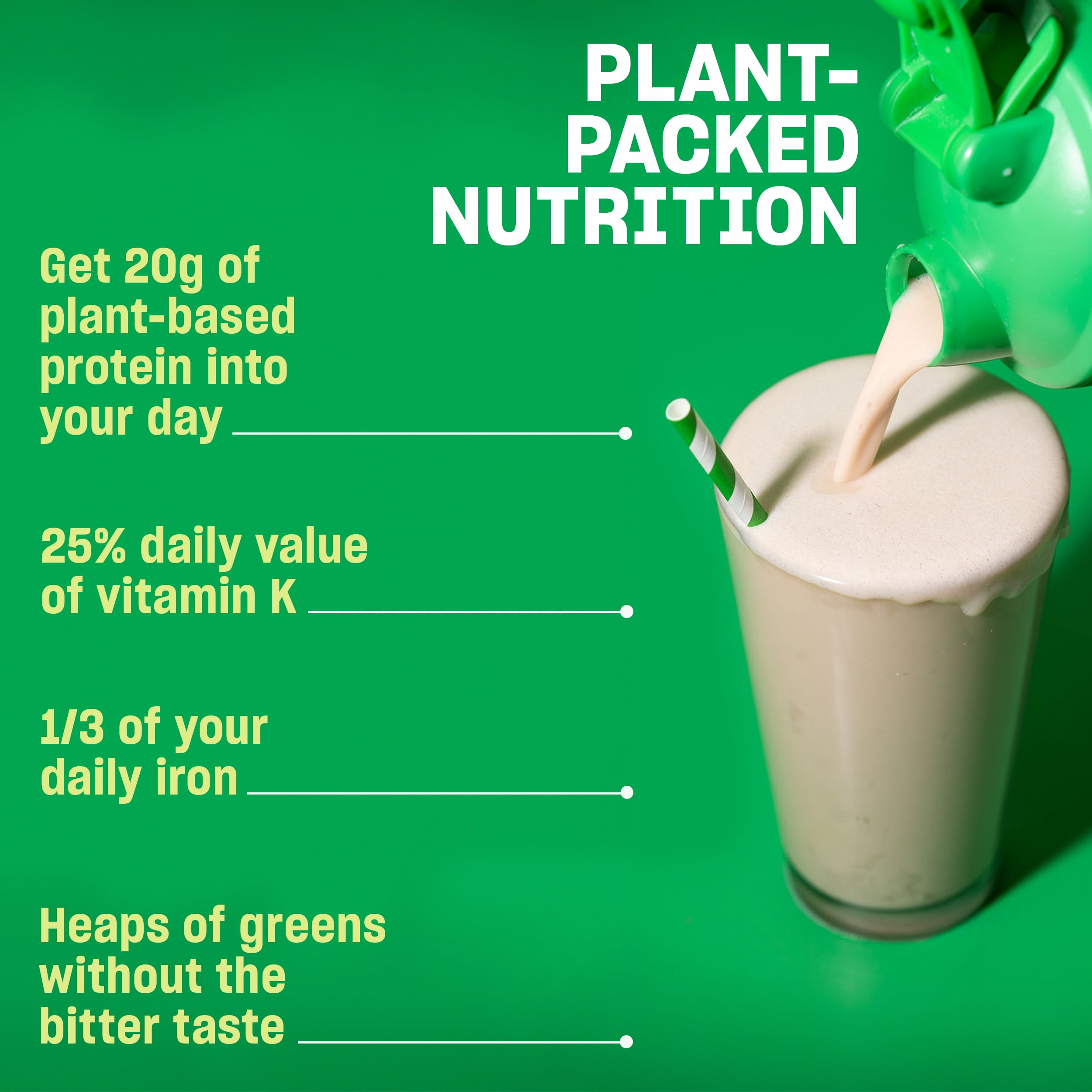 Vega - Protein & Greens Plant-Based Protein Powder, Vanilla, Gluten-Free, 20g Protein, 25 Servings (26.08oz)