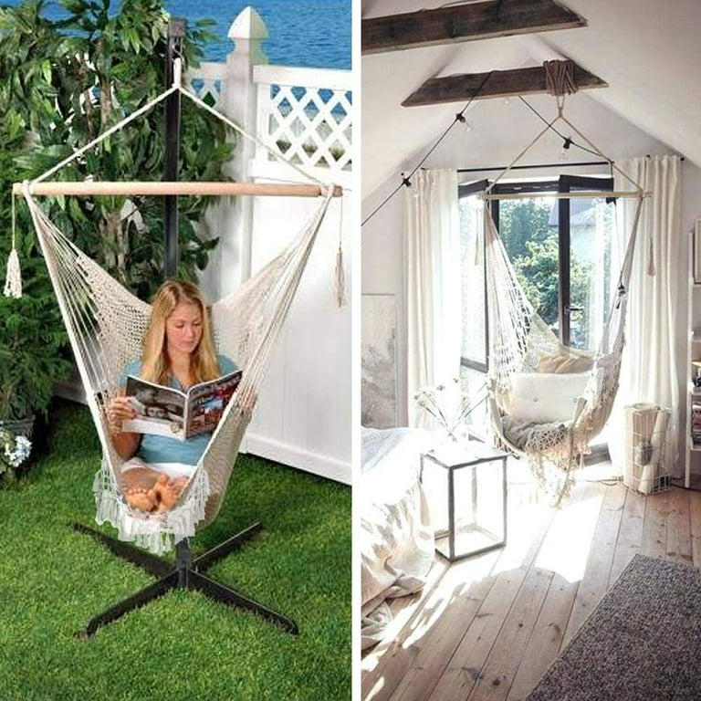 HAMMOCK CHAIR SWING WITH FOOTREST - KING