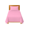 thumbnail image 1 of Sábanas Individuales Lisas We2 Dream 100% Algodón Color Rosa Magnolía 3 Piezas, 1 of 10