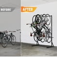 thumbnail image 3 of Yes4All Freestanding Bike Rack, 300 Lbs 5 Levels Sturdy Steel Vertical Bike Rack, Bike Rack for Garage Holds Any Type of Bike, 3 of 7