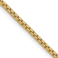 thumbnail image 1 of 10k Yellow Gold 1.5mm Box Chain Necklace Pendant Charm, 1 of 9