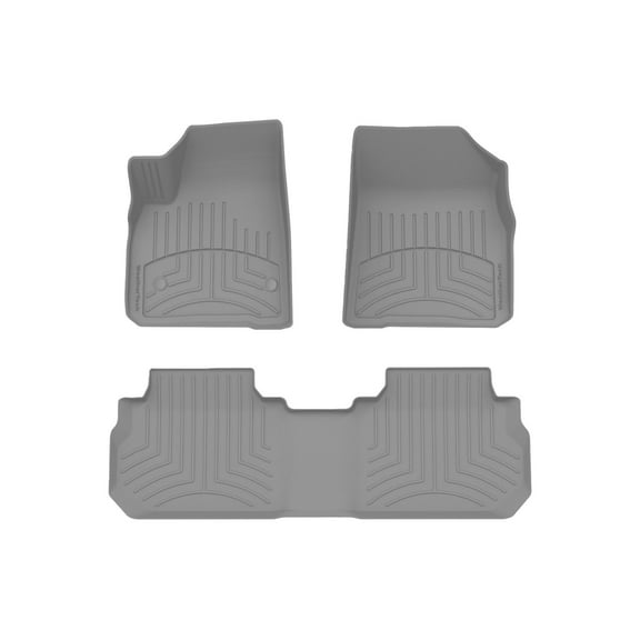 WeatherTech FloorLiner HP Custom Fit Floor Mats compatible with 2017-2025 Cadillac XT5 - 1st & 2nd Row, Grey