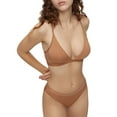 thumbnail image 3 of Women's Calvin Klein Form to Body Lightly Lined Bralette QF6758 Color: Cedar Size: X LARGE, 3 of 4