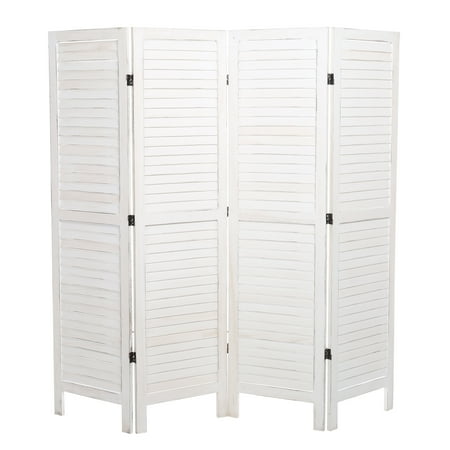 whitewashed louvered